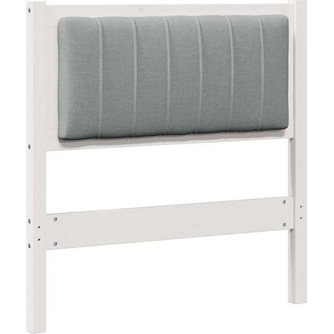 Cabecero tapizado con cabecera 80 cm Madera de pino macizo vidaXL