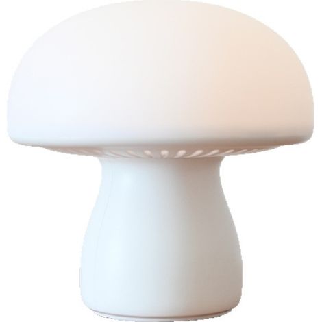 Lampe De Nuit - Lampe Paddenstoel Avec Horloge Digitale - Rechargeable USB - 3 Couleurs De Lumière - Batterie 3600 mAh - Pour Chambre À Coucher Et Chambre D Enfant - 1 Pièce (1/5)