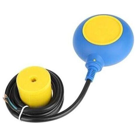 Capteurs de niveau de liquide, interrupteur à flotteur, contrôleur de niveau d'eau liquide, contacteur, capteur 220 V, 16 A, 2 m/78,7 po (1/4)