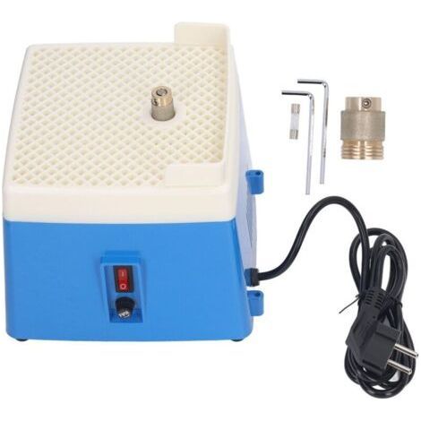 Stained Glass Grinder Mini Portable Art Grinding Processing Tool Kit Dustproof Glass Wet Grinder with 1 Inch Grinding Wheel (1/5)