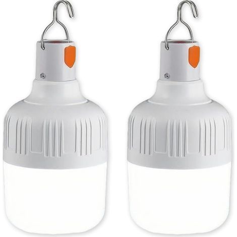 800 Lumen LED-Hängelampe für Camping – Wiederaufladbar – Wasserdicht – Weiß – Tragbare Outdoor-Beleuchtung (1/5)