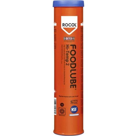 Rocol FOODLUBE Hi-Temp 2 FOODLUBE Hi-Temp 2 PTFE-verstärktes Hochtemperaturfett 380 g (1/3)