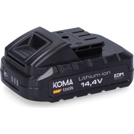 EDM – Batterie Lithium-Ion 14,4V KOMA TOOLS – Recharge rapide – Design ergonomique – Compatible modèles 08376 et 08469