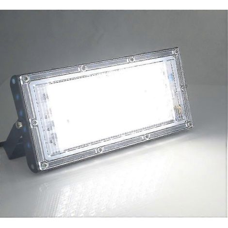 Projecteur LED 50 W, 220 V/110 V CA, projecteur extérieur, spot, étanche IP65, éclairage public LED, éclairage paysager (taille, couleur : 50 W, 110 V - blanc froid) (1/5)