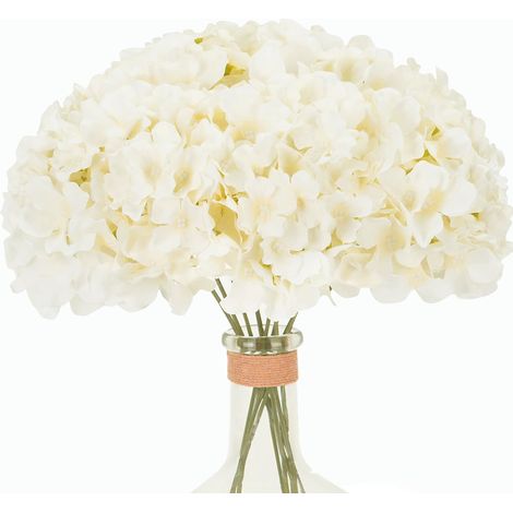 Fleurs Artificielles - Résistantes UV - Pour Extérieur et Intérieur - 16 Bouquets - Plantes Faux - Décoration Jardin Balcon Fenêtre (1/5)