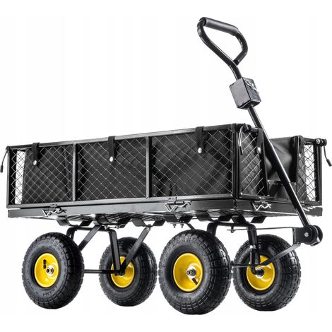 KADAX Netzgartenwagen, 120L, Schwarz (1/5)