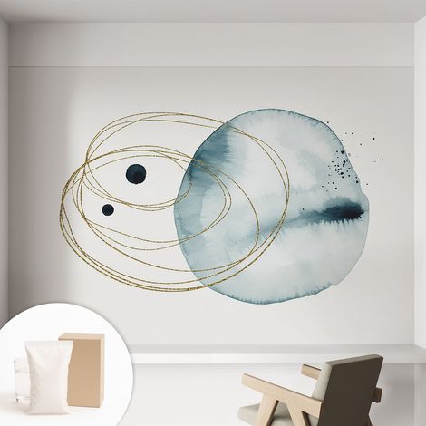Carta Da Parati - Fotomurale In Vlies - per Decorazione pareti - Per La Cucina Camera Da Letto Per La Soggiorno Connessioni astratte 152x104 cm (1/5)