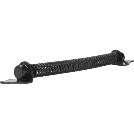 Ressort de porte de portail à fermeture automatique en acier au carbone, finition noire par électrophorèse, pour clôture de jardin de villa extérieure