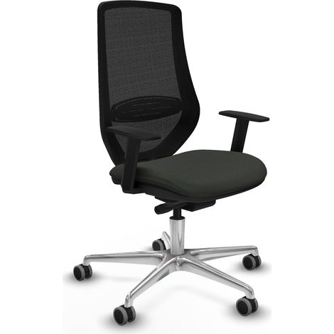 Piqueras y Crespo D086G0W Ergonomischer Bürostuhl Schwarz