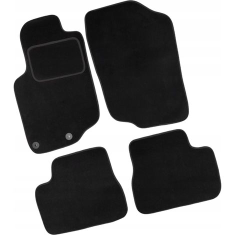 Tapis de sol en velours Peugeot 207 06-12 pour essuie-glaces de voiture B (1/5)
