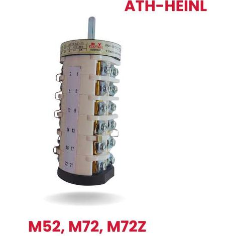 ATH-Heinl Repuesto: Interruptor giratorio - 2 velocidades M52, M72, M72Z (1/5)