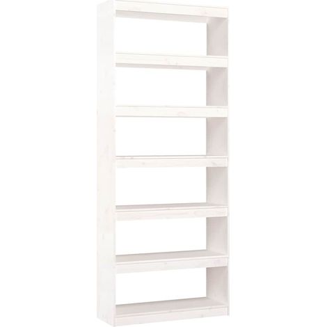 Maison Exclusive - Estantería/divisor espacios madera pino blanco (1/5)