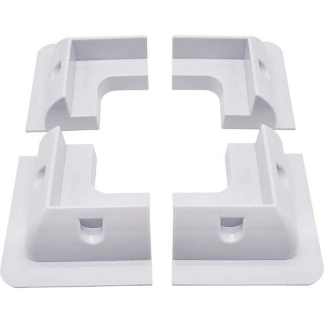 JSSEVN-Passe-toit 2 entrées pour camping-car, caravane et bateau Passe-câble en ABS Blanc 1 pièce, Voiture (1/5)