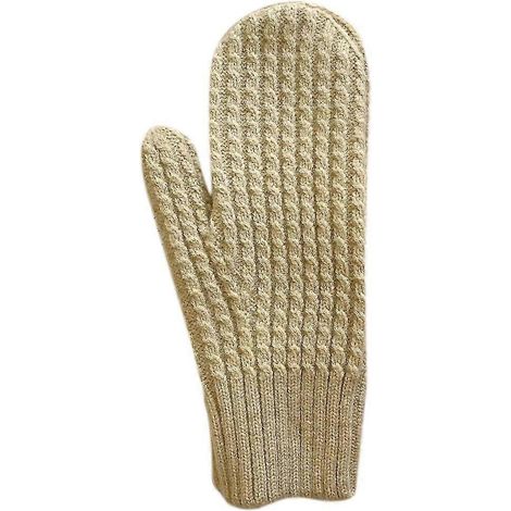 Gants d'hiver au crochet, mitaines tricotées à doigts complets, gants chauds unis