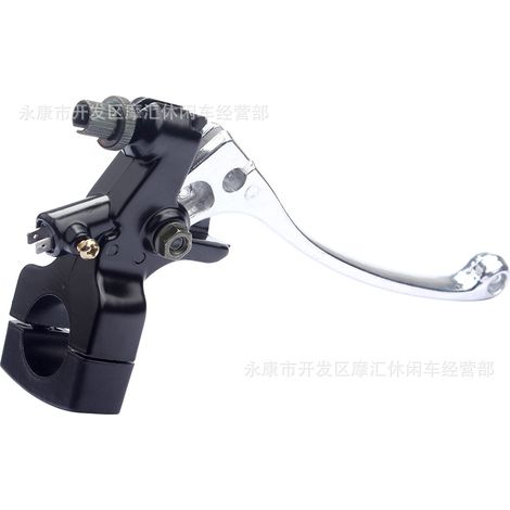 Accessoires moto compatibles avec Harley-Davidson CB400, Iron Horse, levier d'embrayage gauche Sando, levier de frein et support Turtle King 25 mm. (1/5)
