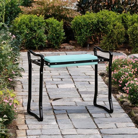 Banc à genoux pliable pour jardinage acier et mousse EVA (1/5)