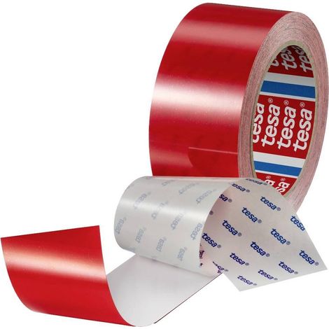 Tesa Cinta de Marcaje Anti Arañazos Roja 50 mm x 20 m