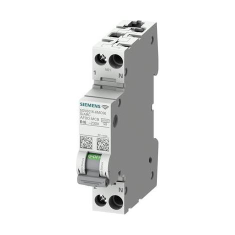 Détecteur d'arc Siemens 1P+N, 13A, montage rail DIN ( Prix pour 1 ) (1/2)