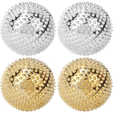 2 Balles de Massage Magnétiques à Pointes pour Mains - Rouleau Piquant Anti-Stress et Thérapie des Points de Déclenchement (1/5)
