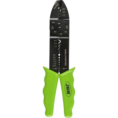 ALICATES PARA TERMINALES AISLADOS Y NO AISLADOS 9" JBM 53932 (1/5)