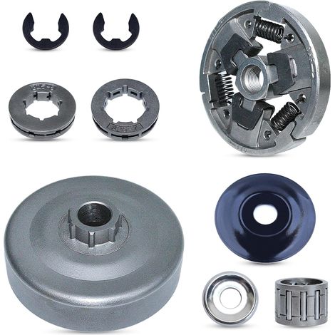 Kit de couronne de tambour d'embrayage 325-7 325-8 pour Stihl 026 MS260 024 MS240 Tronçonneuse avec roulement à aiguilles et rondelle Remplace 112 1160 2051 (1/5)