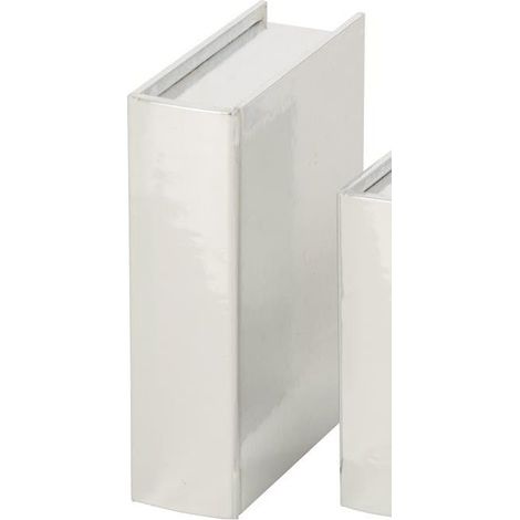 Scatola Contenitore Decorativa in Legno Argento