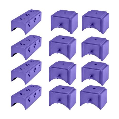 Boite d'appoint avec 4 grandes cales et 8 petites cales – Pour assemblage ossature solide – Compatible avec plaques de parement bois et plâtre (1/5)