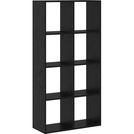 Maison Exclusive - Bücherregal Schwarz Eichen-Optik 69,5 x 29 x 1