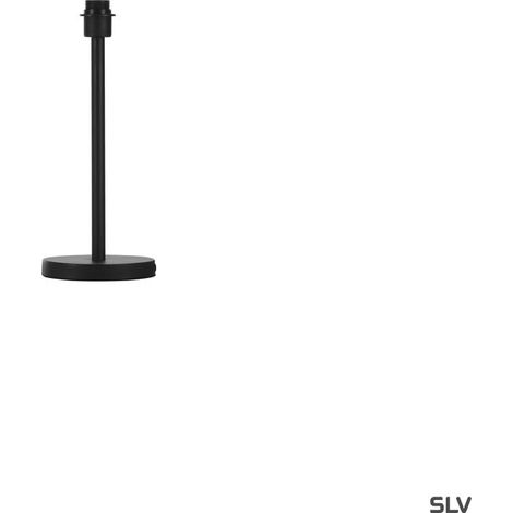 Lampe à poser intérieure FENDA noir E27 60W max sans abat-jour - SLV - 155780 (1/5)
