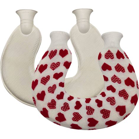 Bouillotte en forme de U, 2 L, pour le cou et l'épaule (1/4)