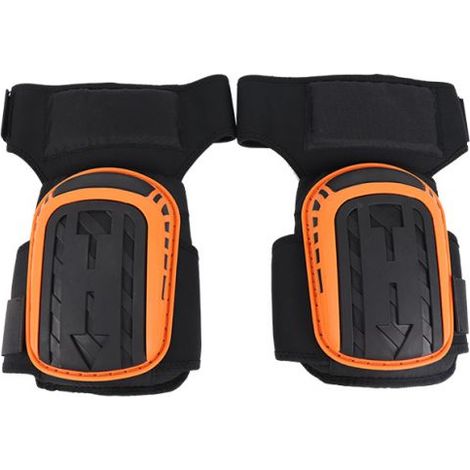 orange+black Professional Knee Pads, Heavy Duty Foam Padded Knee Pads for Working, Gardning and Construction (1/5)