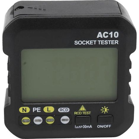 Steckdosentester, Prüfgerät mit LED-Anzeige für US-Stecker (110 V)