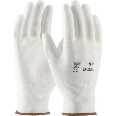 12 PAIA DI GUANTI GUANTO DA LAVORO SPALMATI NYLON POLIURETANO MISURA 9