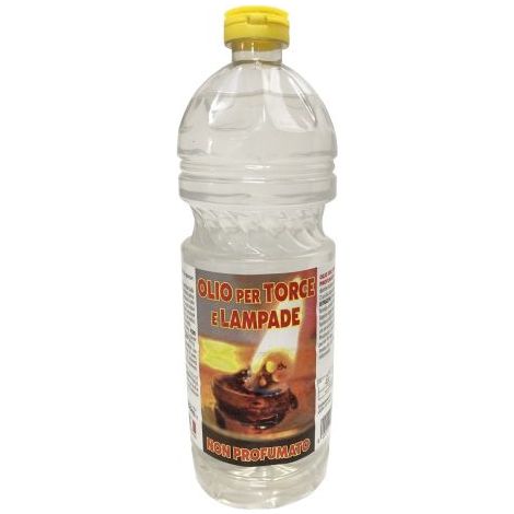 OLIO DI PARAFFINA LUMINANTE PER TORCE TORCIA LAMPADA FIACCOLA LT 1 (22943)