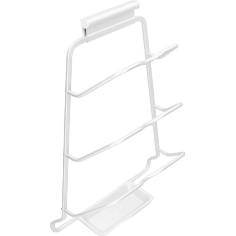 Support pour couvercles de casseroles, capacité de charge de 30 kg, pour 3 couvercles, encoche en forme de S, support en aluminium avec bac récupérateur de graisse pour la cuisine (1/5)