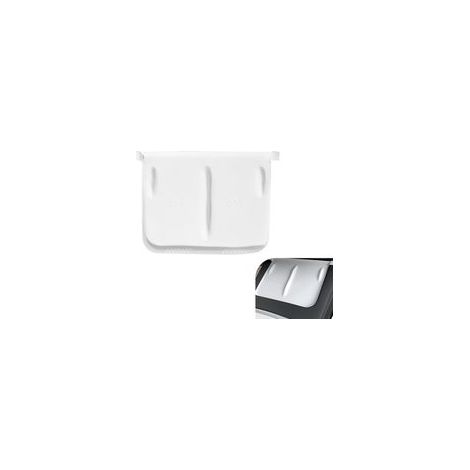 Base de carga inalámbrica para Tesla Model 3/Y 2021–2025 – Alfombrilla antideslizante e impermeable de silicona para la consola central, protector antipolvo para el teléfono, color blanco - Crezuo