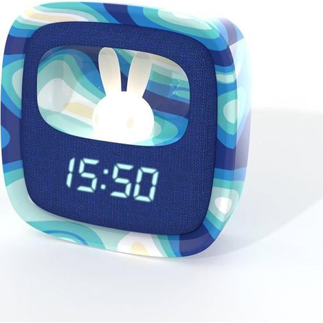 Mob wecker mit licht billy clock blue wave