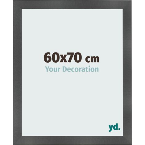 yd. - Cadre photo 60x70 - Noir Mat - MDF - Pisa (1/5)