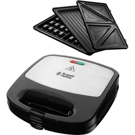 Russell Hobbs Fiesta 24540-56 760W 3 in 1 piastra per sandwich, piastra per waffle, grill (1/5)