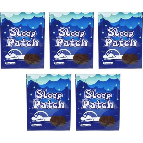 40 timbres sommeil relaxants anti-stress extraits de plantes frais acupression autocollants (1/5)