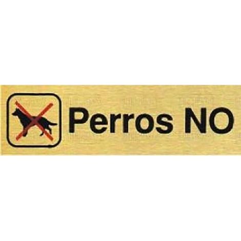 DUVER placa de señalización. aluminio. rectangular , 
