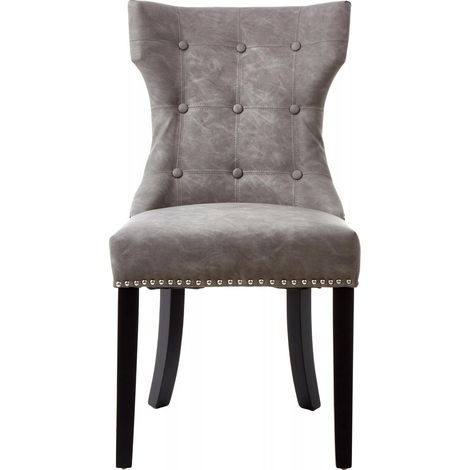 Interiors by Premier Grey Velvet Chair, Enchanting Sleep Chair, Easy to Assemble Borg Chair, Comfy Dining Chair (1/5)