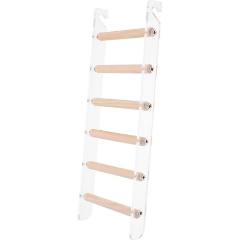 Hanging Bird Ladder, Cage Perch, Parrot Chew Ladder, Indoor Chicken Coop Toy (1/5)