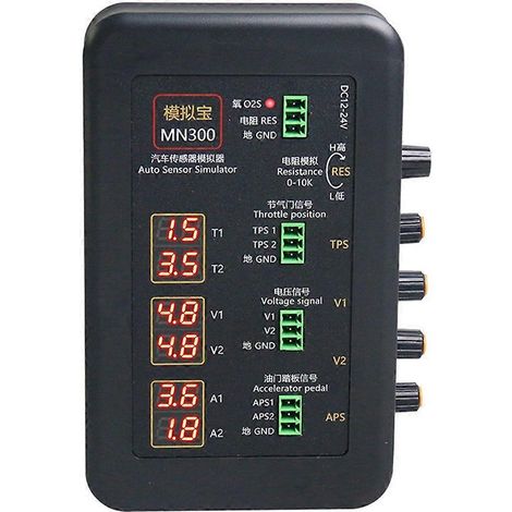 Simulateur de capteur automobile MN300, testeur de signaux automobiles, capteur de débit d'huile, de pression d'oxygène sur rail, signal (1/5)