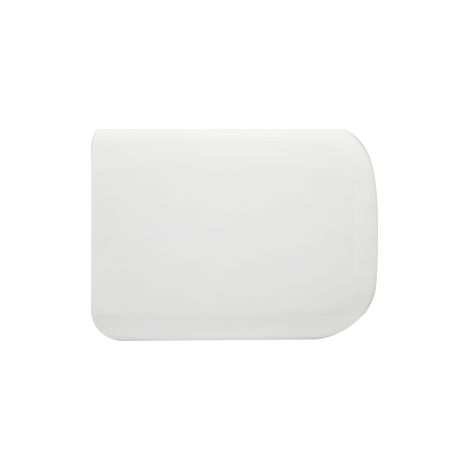 Abattant WC TD12 en thermodurcissable Abattant WC blanc 42 x 34,5 cm avec charnie'res fixes