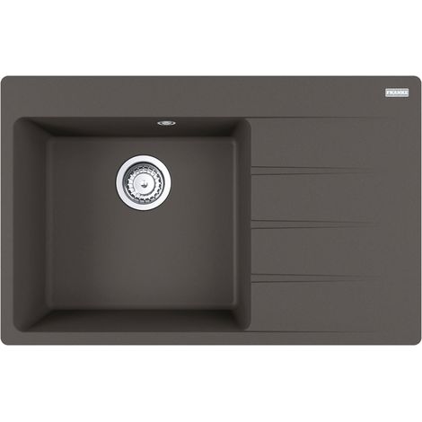 Franke Einbauspüle Centro CNG 611-78 A Fragranit Schiefergrau, Becken links