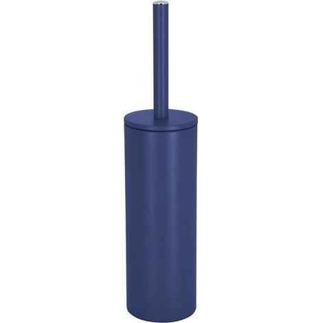 Brosse wc avec support Acier AKIRA Bleu mat Spirella