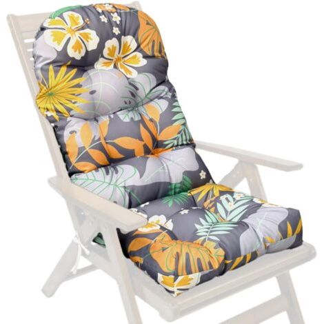 Chaise terrasse, Coussin Chaise à Bascule à Dossier Haut, Chaise d'extérieur imperméables (1/5)