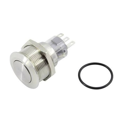 Interrupteur à pression TRU COMPONENTS TC-GQ22-A-11Z/S203 1602514 250 V 3 A 1 x Off/On IP65 à accrochage 1 pc(s)