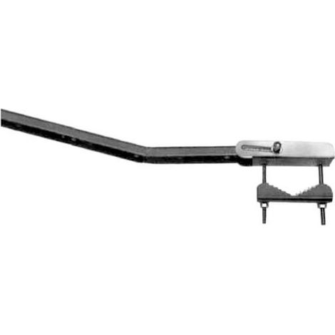 Perchero de pie con soporte para balcón, zinc, abatible